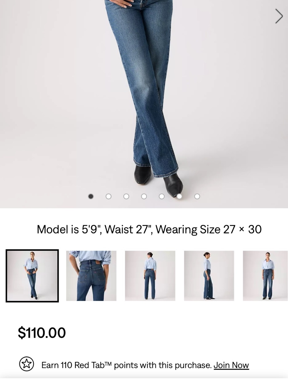 Levi’s Ribcage Straight Leg jeans, NWT - Picture 3 of 10